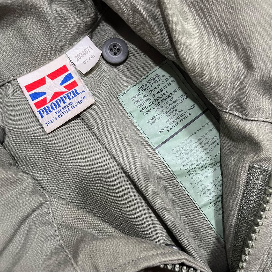 프로퍼 카키 M-65 빈티지 필드 자켓 상품이미지6