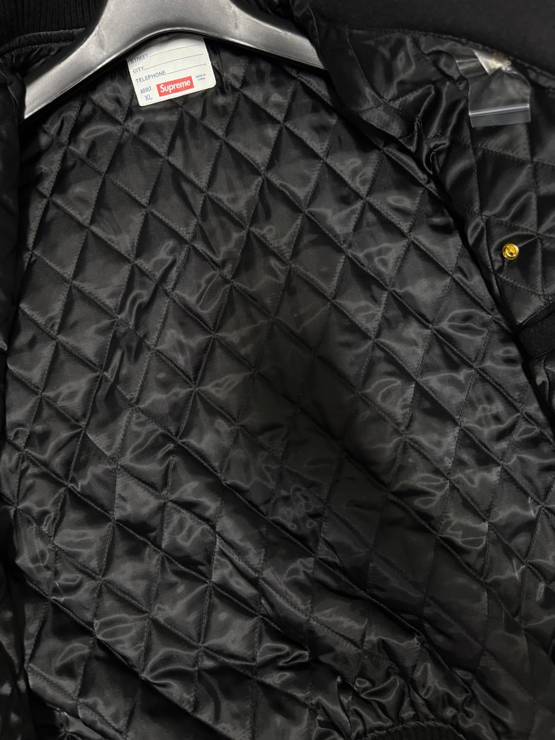 슈프림 타이거 바시티 자켓 블랙 - 23FW / XL 상품이미지5