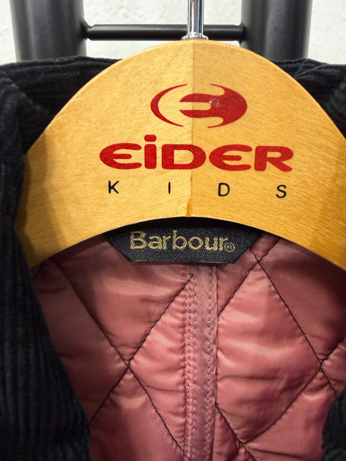 정품) BARBOUR 바버 주니어 키즈 퀼팅 자켓 블랙 10-11Y 상품이미지6