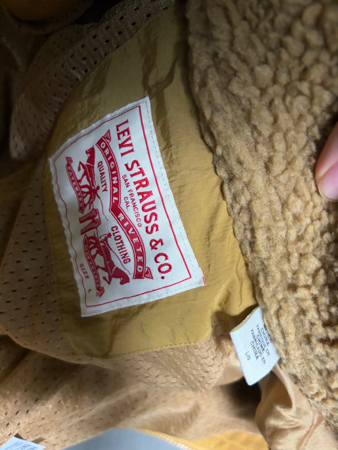 리바이스 플리스 자켓 L 상품이미지3