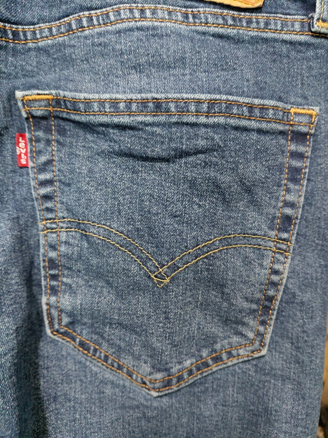 [리바이스502]테이퍼드핏 웜진 데님 청바지 30사이즈  상품이미지3