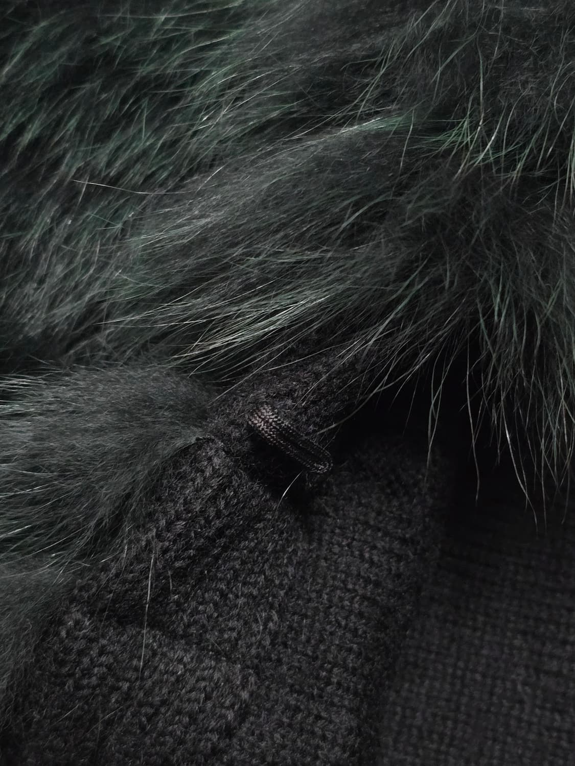 Theory 띠어리 폭스 그린 울 후드 베스트 S 상품이미지7