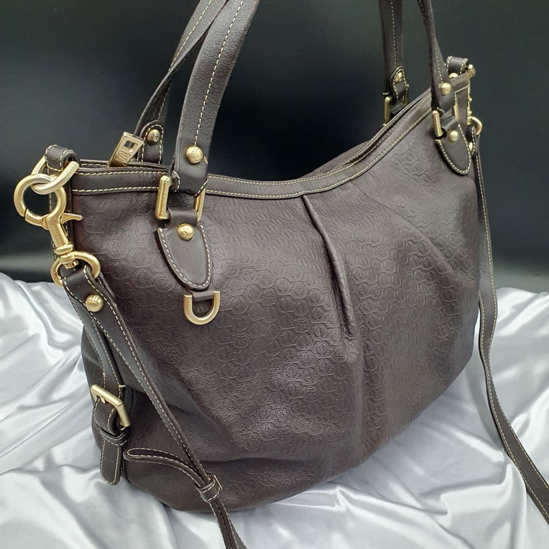 루이까또즈 가죽 숄더백 중고 가방 은피아노 상품이미지8