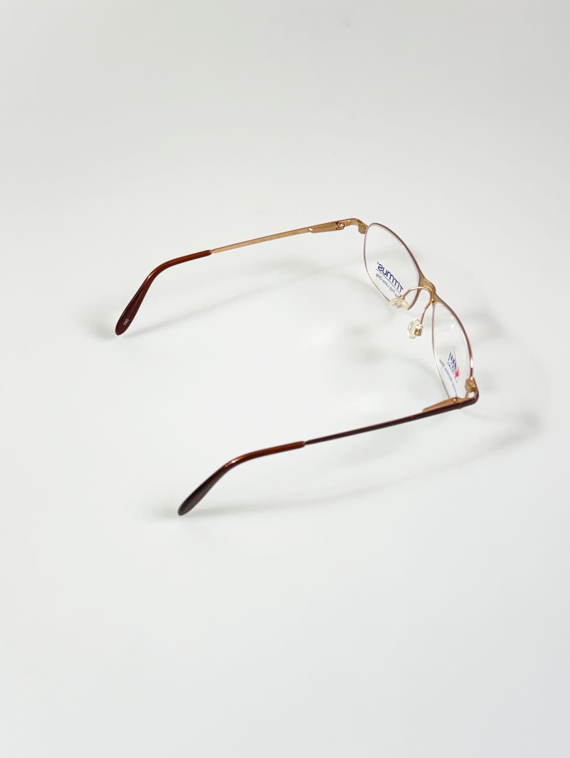 TITMUS 티타늄 슬림 스퀘어 프레임 빈티지 안경 상품이미지4