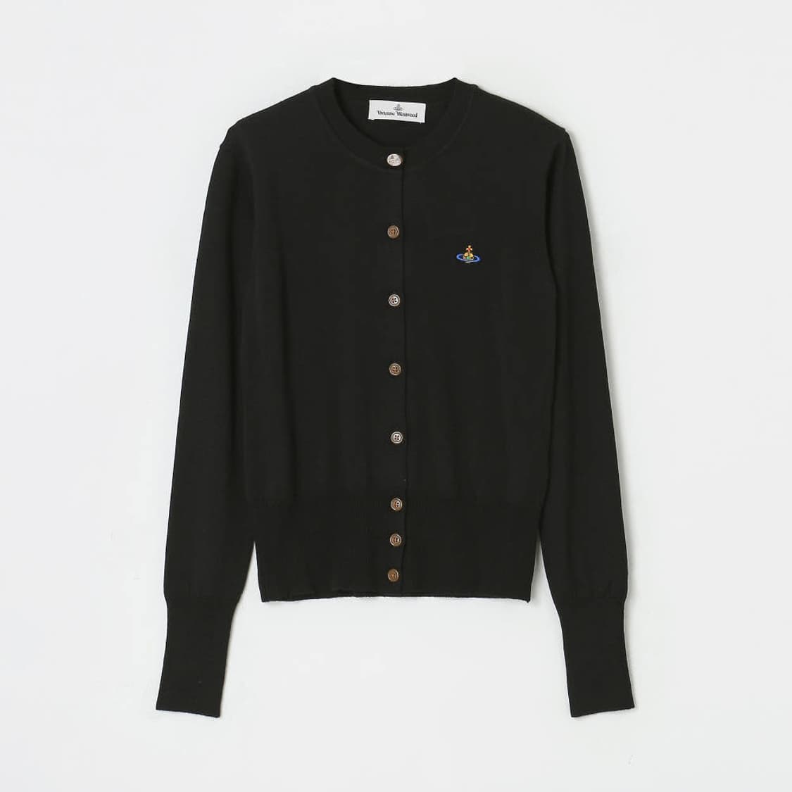 비비안웨스트우드 베아 버진울 가디건 블랙 상품이미지1