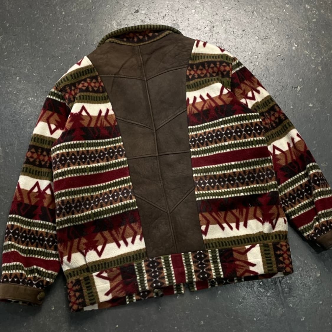 100 뉴질랜드 빈티지 램스킨 나바호 후리스  상품이미지6