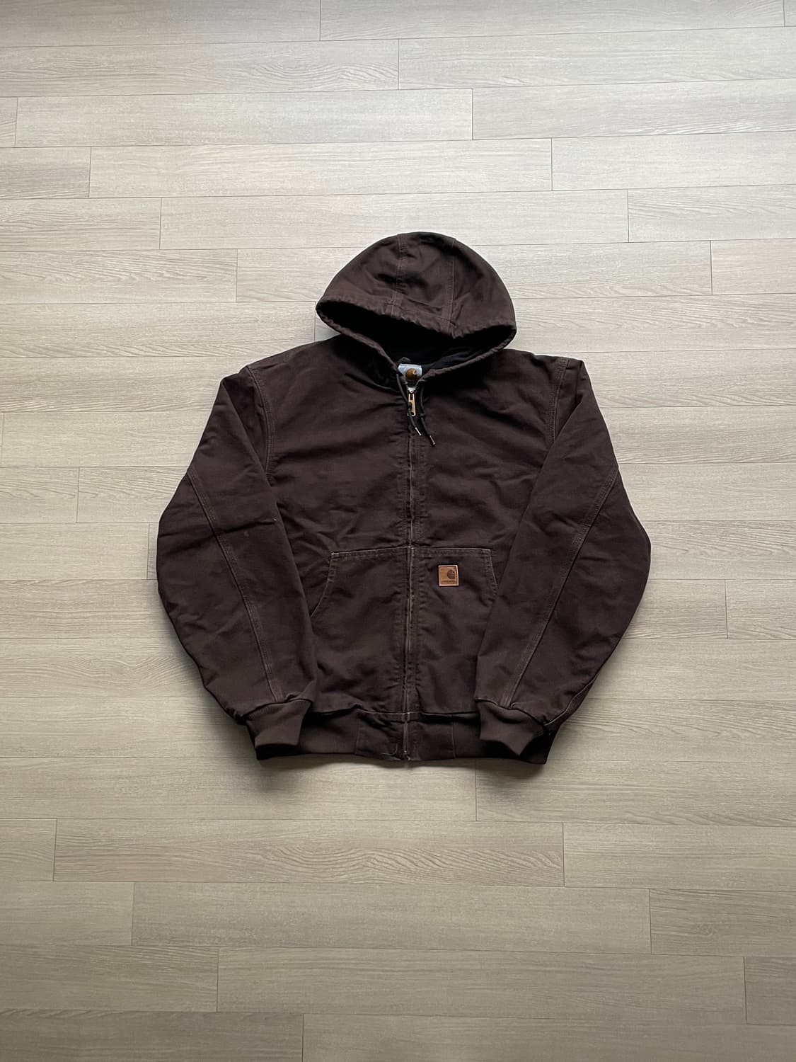 칼하트 J25 DKB 다크브라운 액티브 자켓 상품이미지1