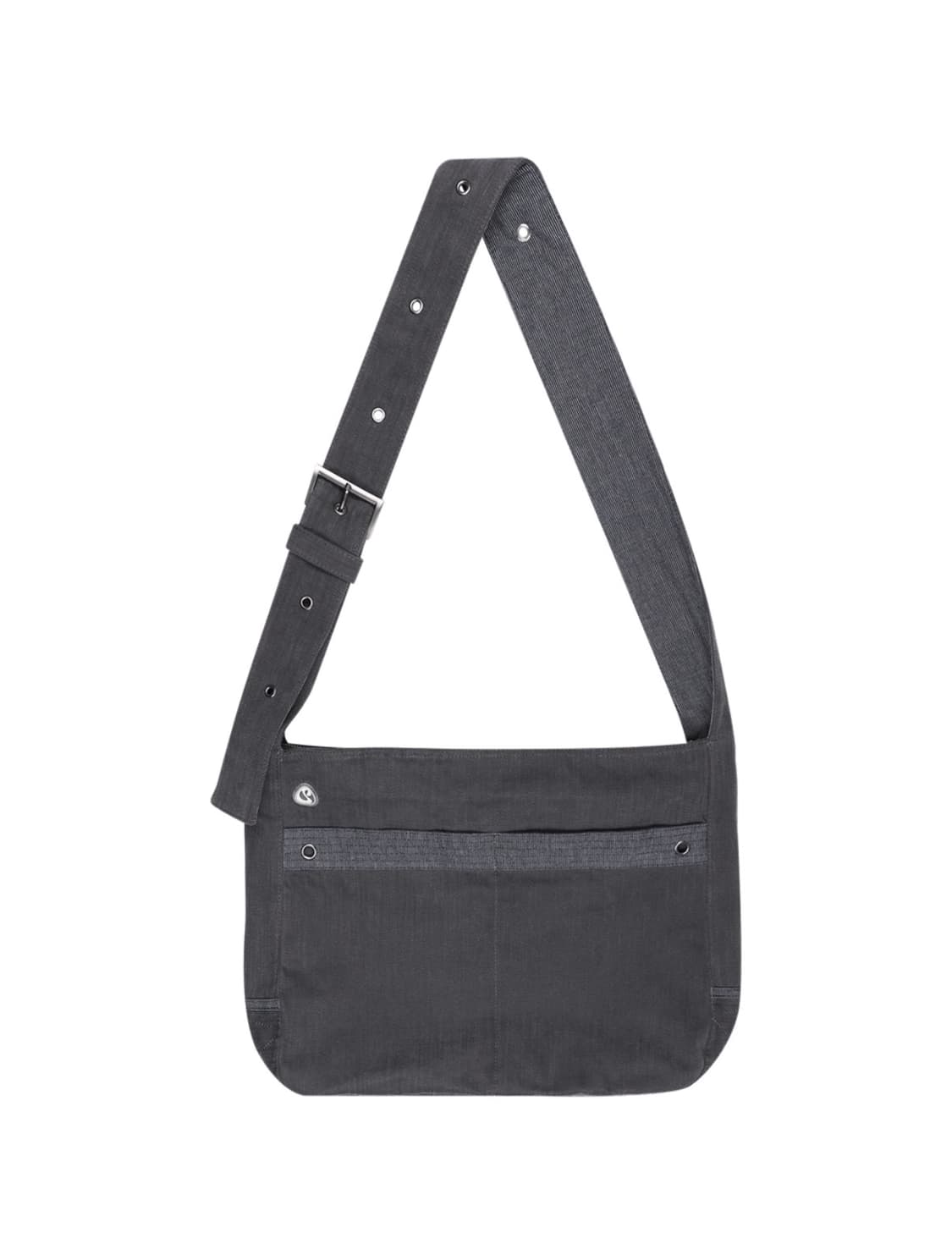 코이세이오 스트라이프 크로스백 차콜 상품이미지1