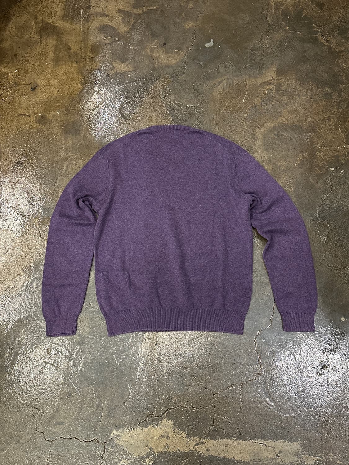 폴로 랄프로렌 퍼플 브이넥 니트 S 상품이미지2