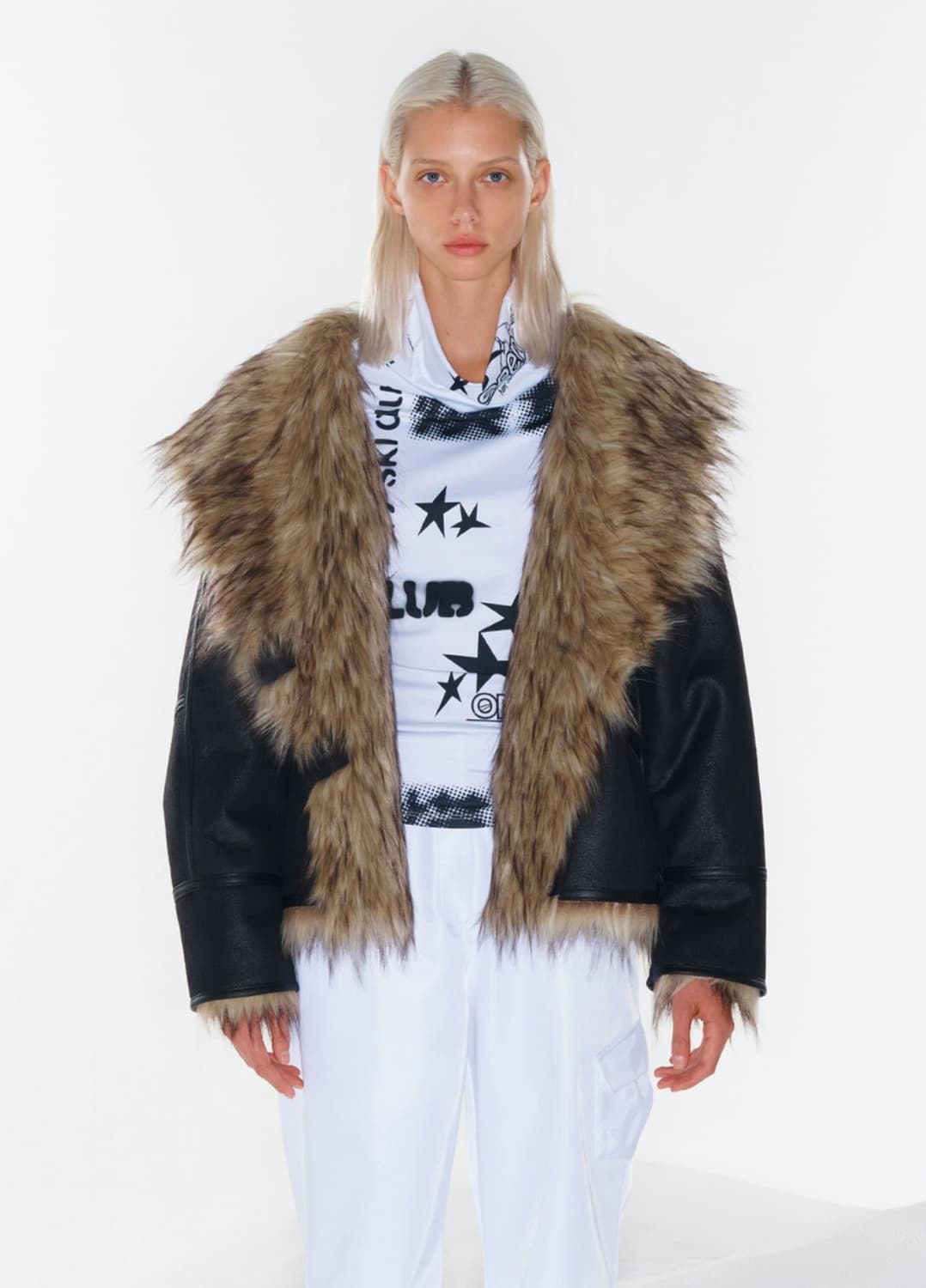 Open yy FAUX FUR REVERSIBLE JACKET 퍼자켓  상품이미지2