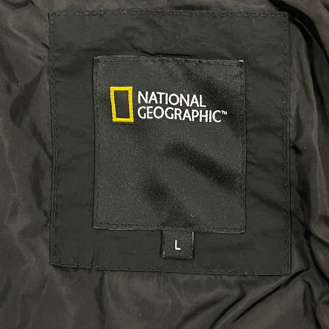 [정품/L] 내셔널지오그래픽 블랙 바람막이 자켓 b18 상품이미지5