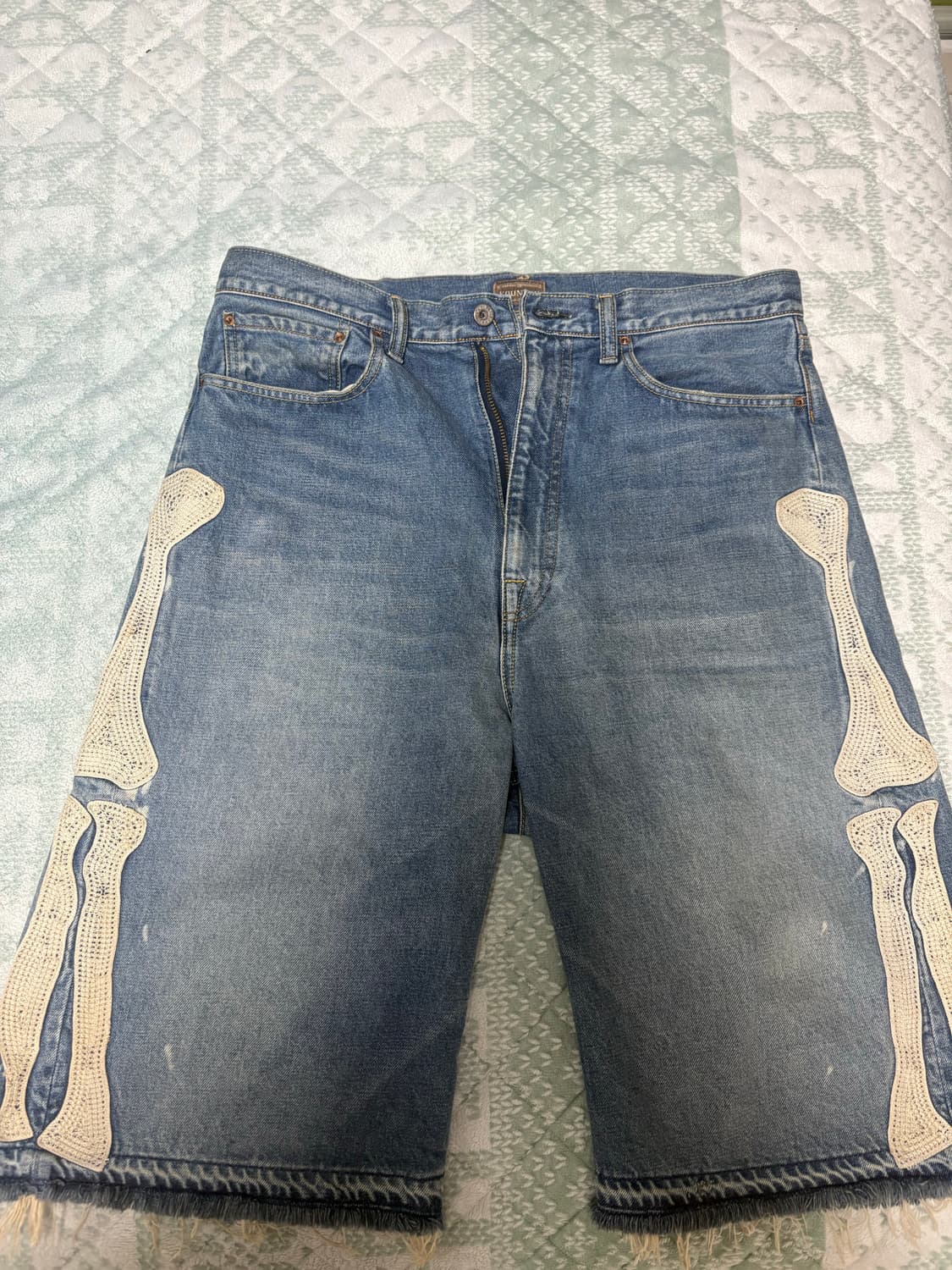 캐피탈 본 데님 쇼츠 상품이미지1