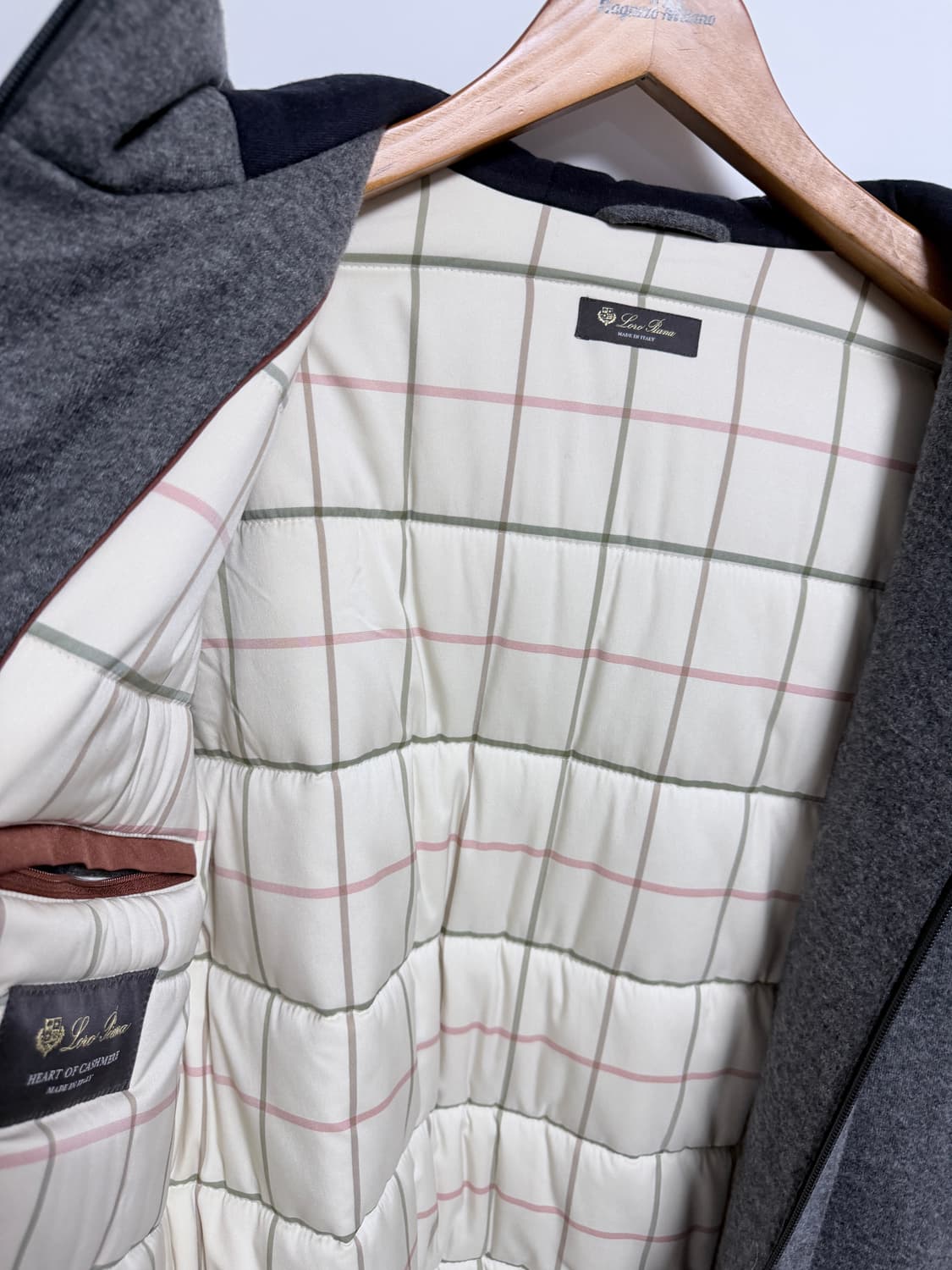 로로피아나 하트 오브 캐시미어 패딩 후드 코트/M(100-105) 상품이미지7