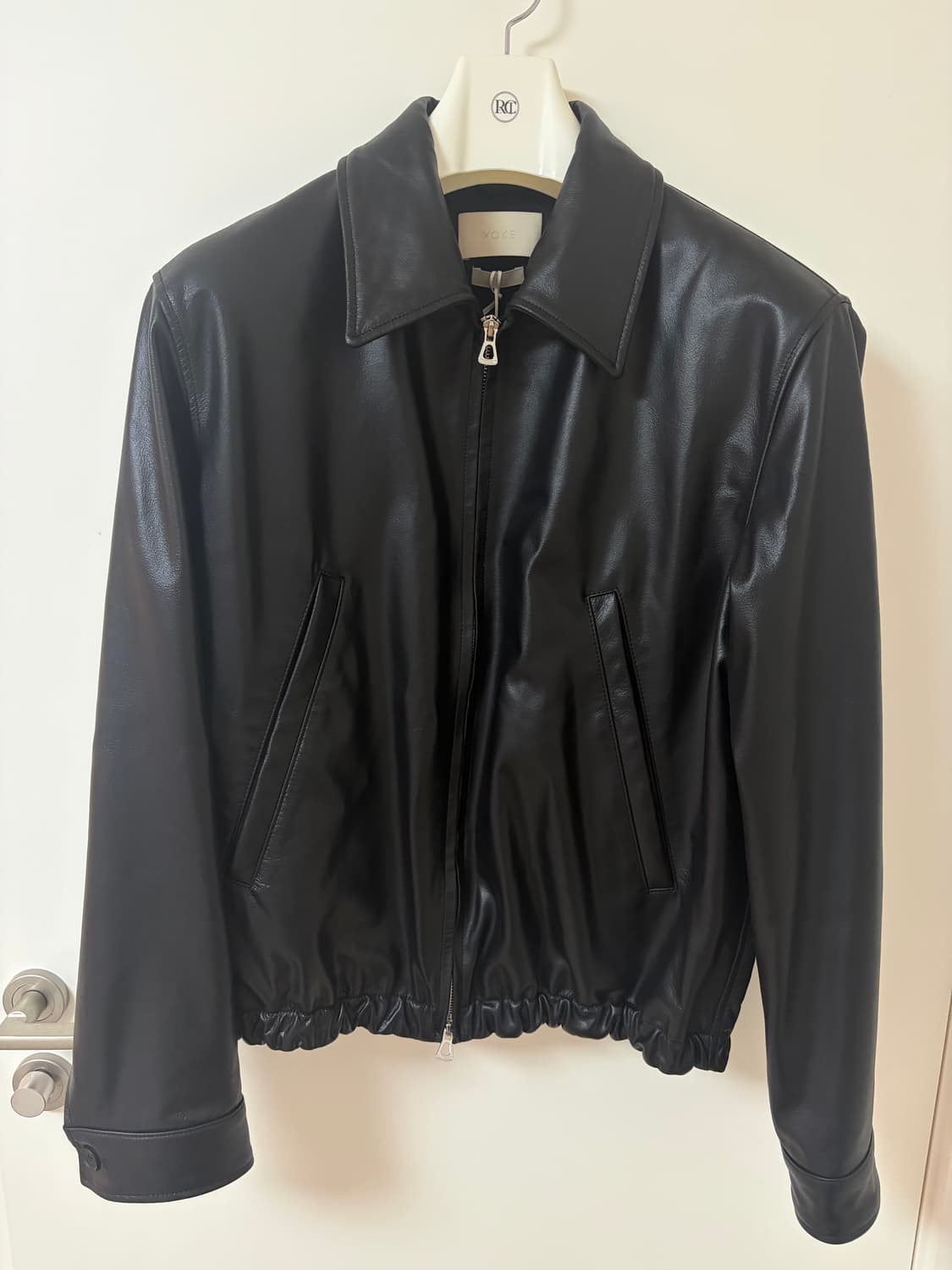 yoke leather zip blouson 상품이미지1
