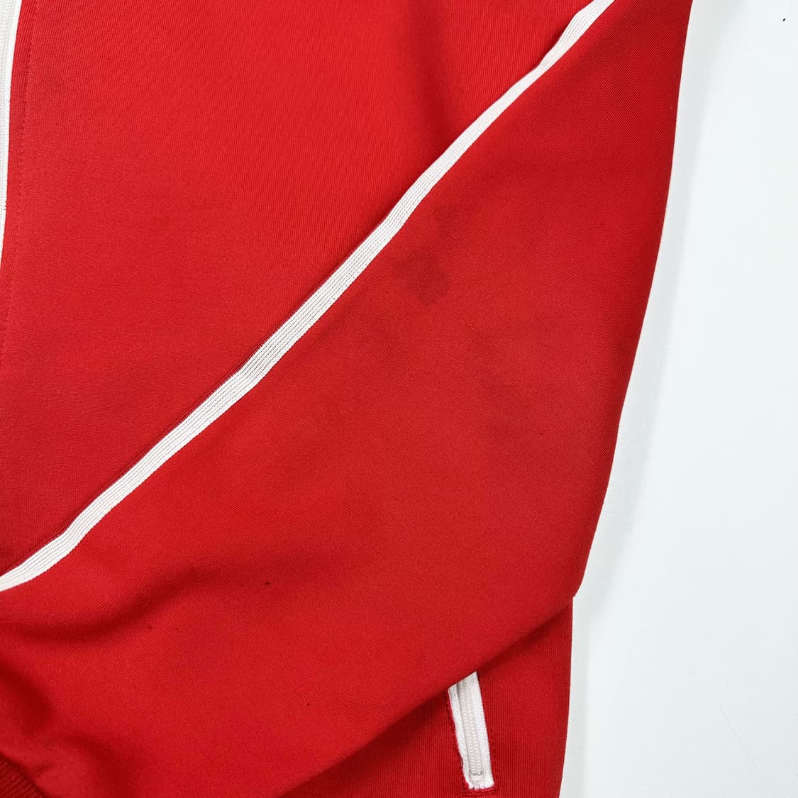 아디다스 페루 풋볼 레드 트랙탑 져지 (실측 XL) 상품이미지5