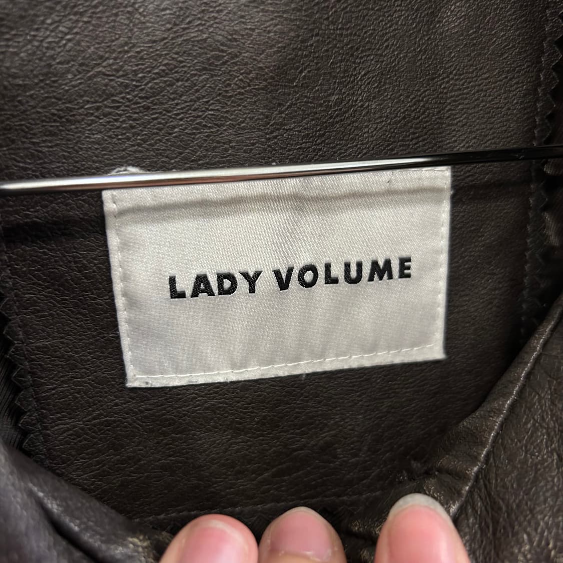 LDVLM 유니섹스 워시드 비건 레더자켓 상품이미지3