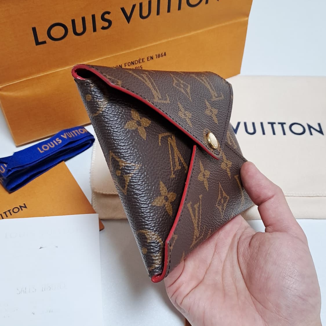 [100%정품/풀세트] 루이비통 키리가미 중 사이즈, 루이비통클러치 상품이미지7