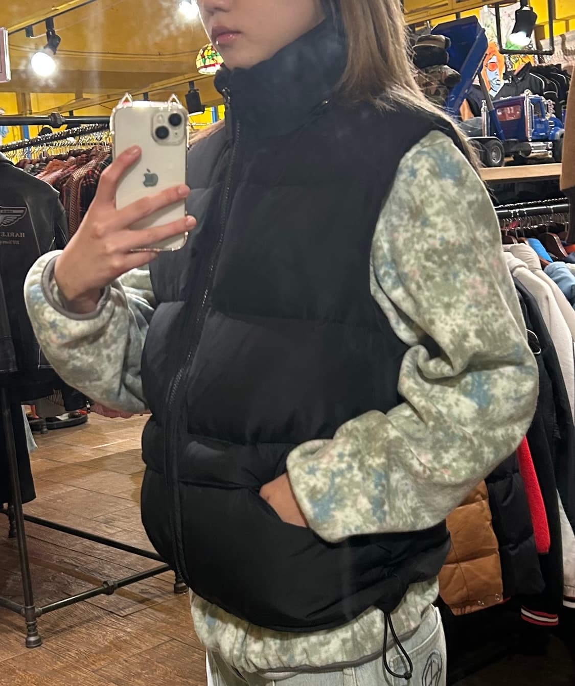 [HI] 아디다스 패딩 조끼 블랙 상품이미지4