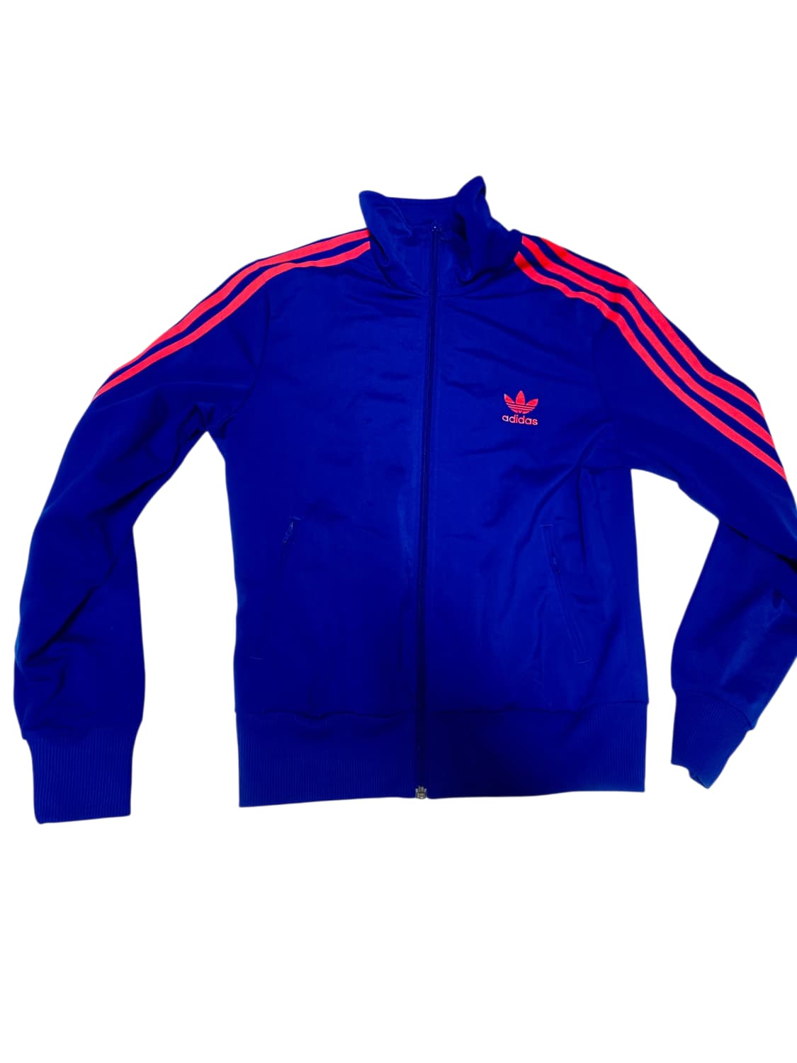 [아디다스] Y2K 팝컬러 블루 핑크 삼선 파이어버드 트랙탑 져지 100 상품이미지1