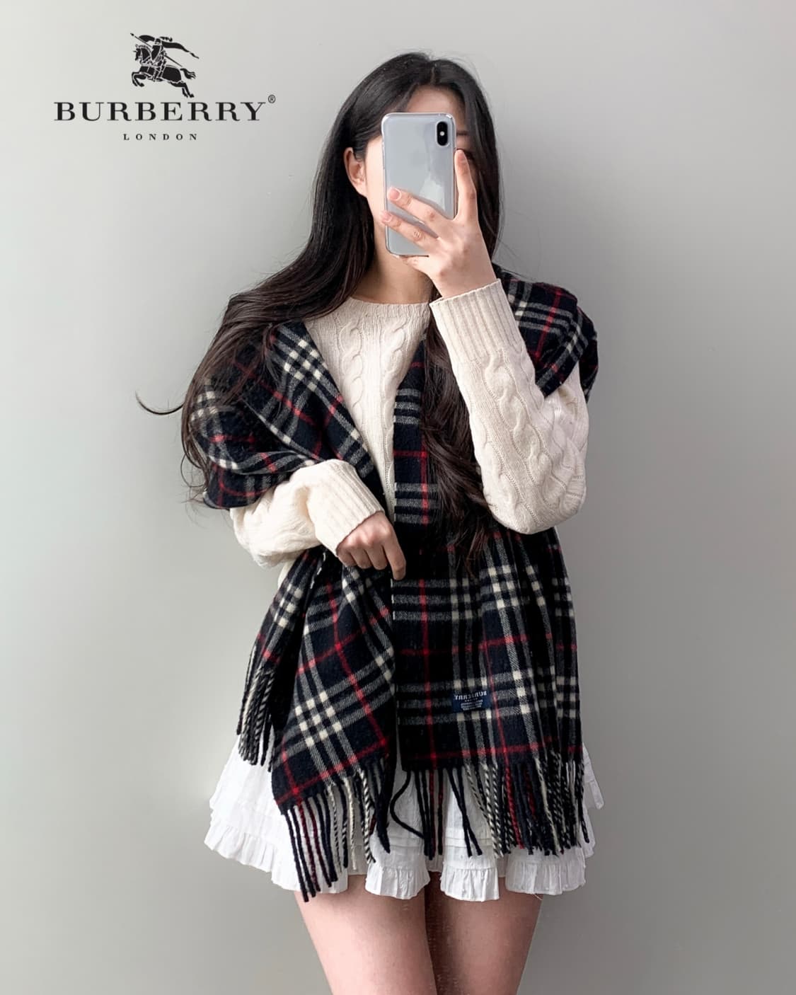 버버리 램스울 머플러 상품이미지2