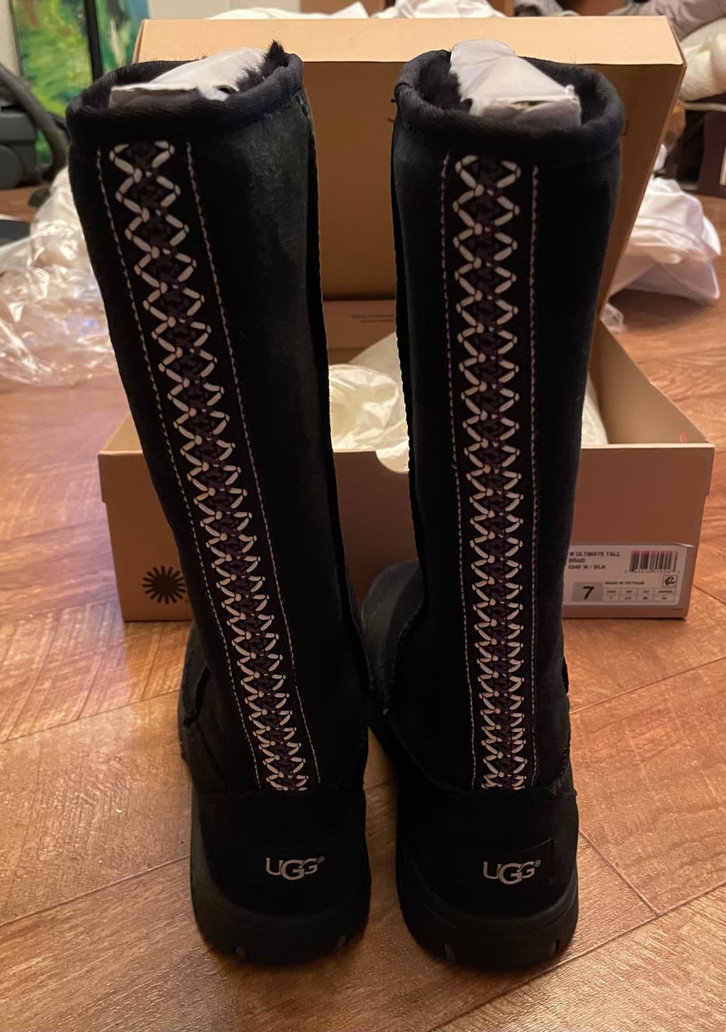 어그 ultimate tall 울트라 톨 블랙 부츠 상품이미지2