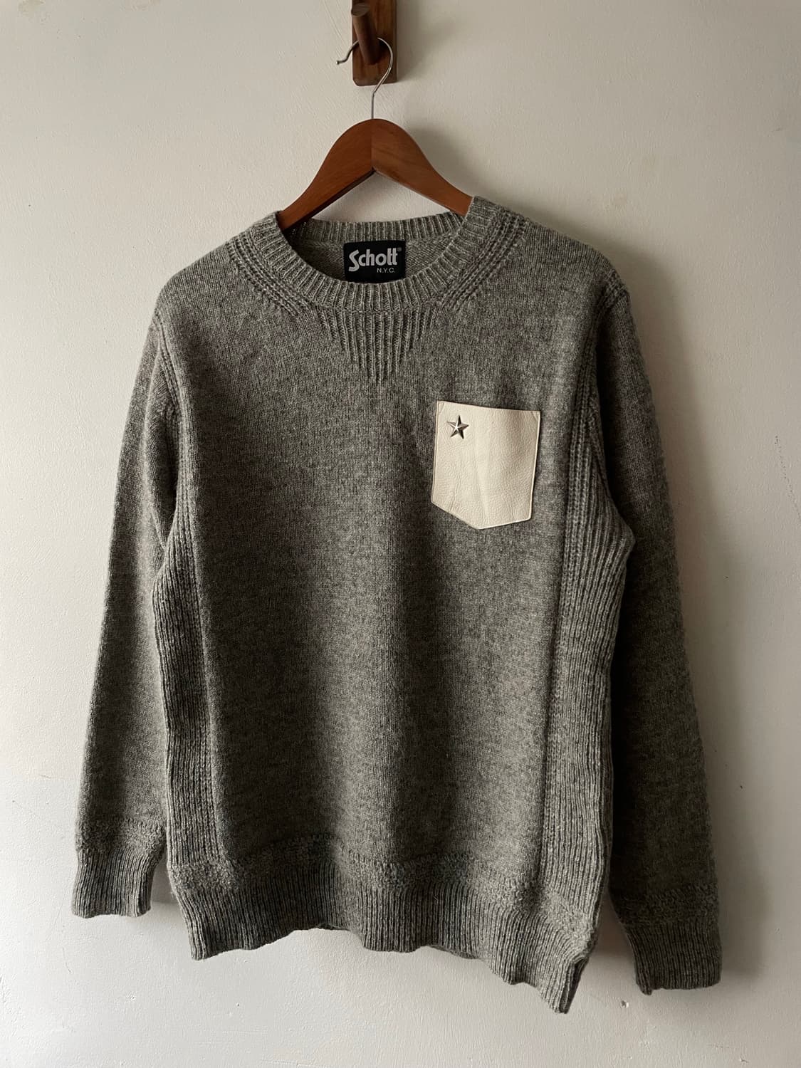 JPN Vintage Schott Wool Knit 상품이미지3