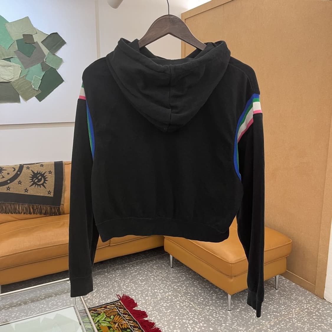 나이키 빅로고 오버핏 약기모 크롭 후드티 M C05970 상품이미지2