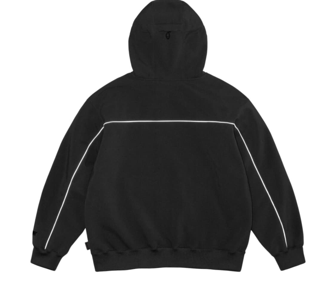 슈프림 윈드스토퍼 집업 후드 스웨트셔츠 블랙 24FW 상품이미지3