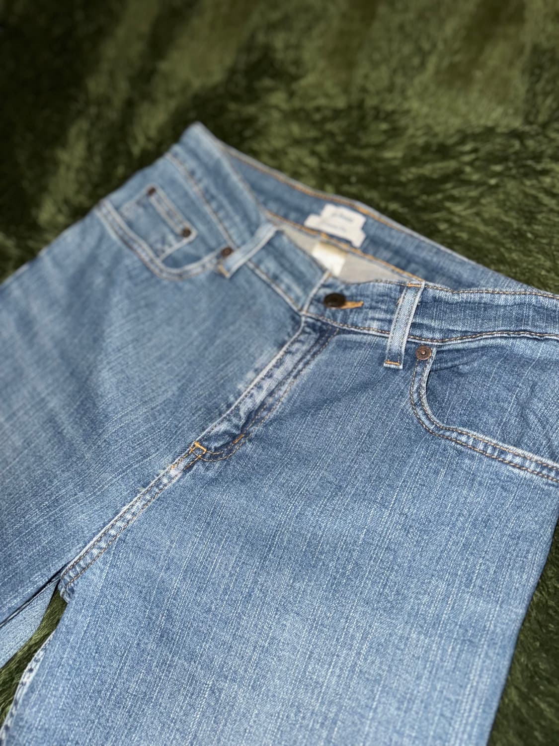 L.L.Bean 엘엘빈 재팬 클래식 핏 빈티지 워싱 데님 팬츠 인디고 상품이미지2