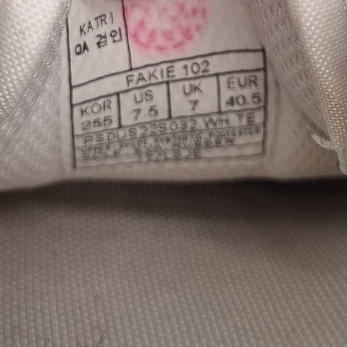 ooo 프로스펙스 페이끼102 운동화 255 상품이미지6