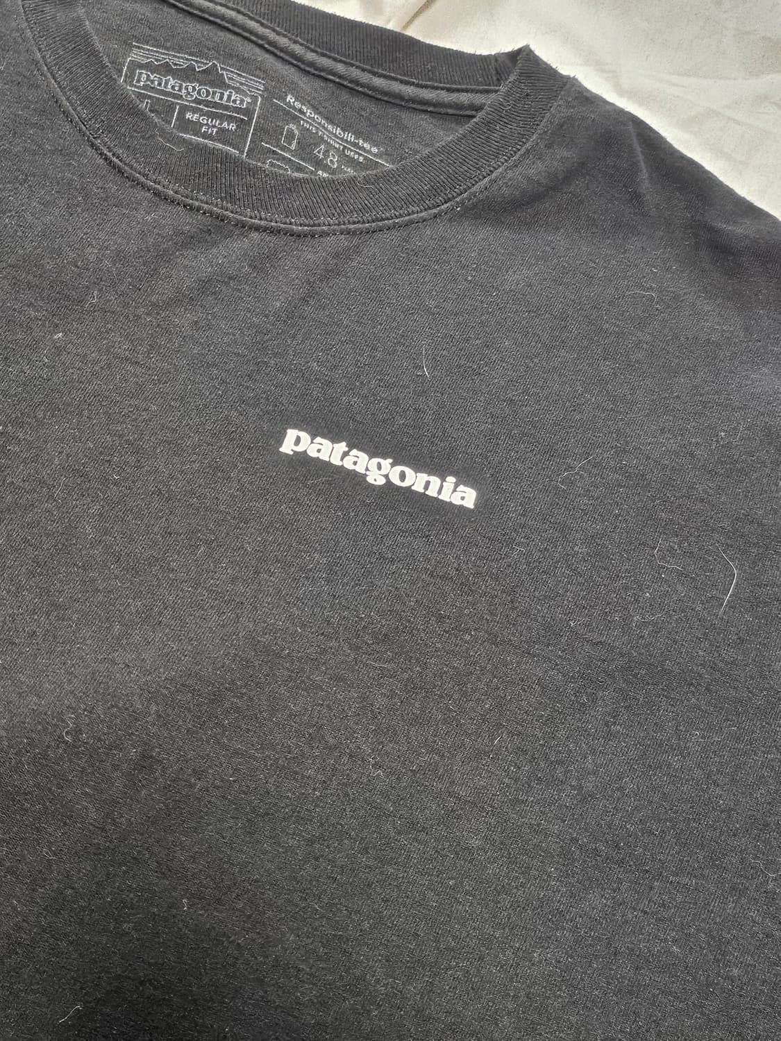 Patagonia 롱 슬리브 블랙 L 상품이미지2