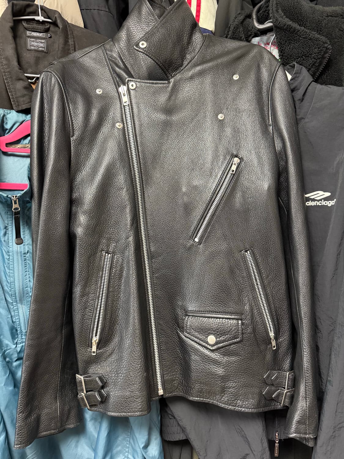 비바스튜디오 가죽 라이더자켓 상품이미지1