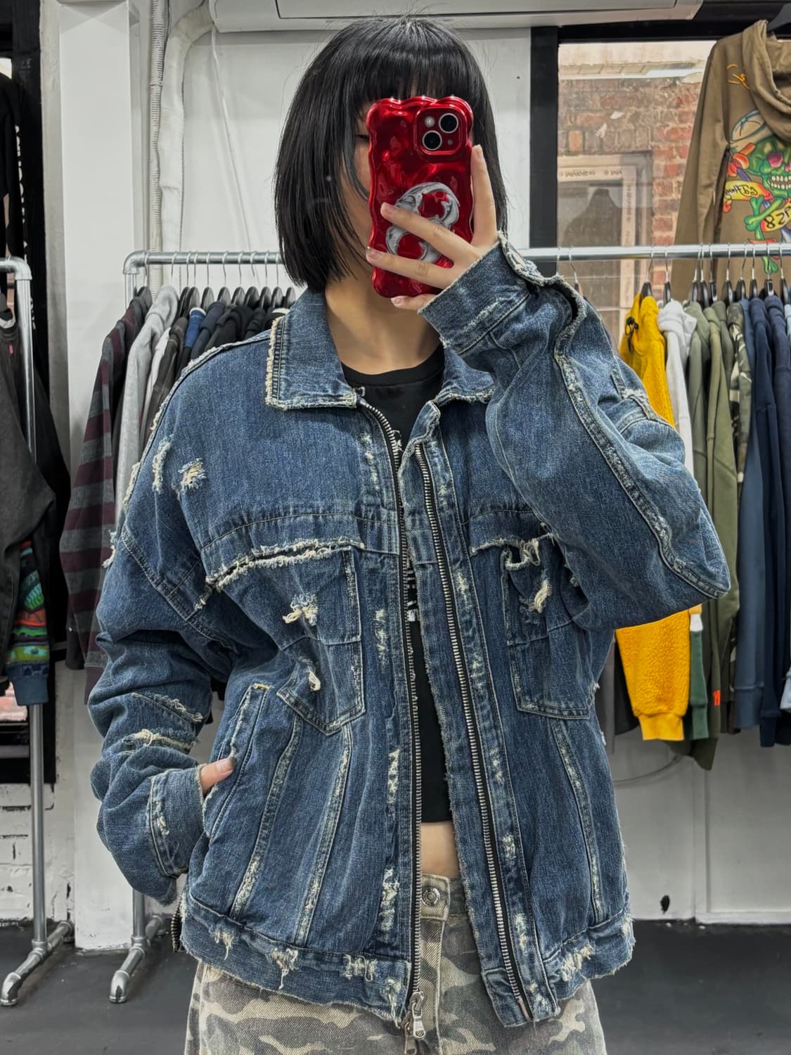 Dominans Stravan 데미지 데님 자켓 상품이미지1