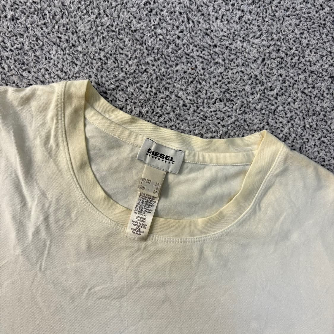 M 디젤 기본 라운드 반팔 티셔츠 0416J 상품이미지2