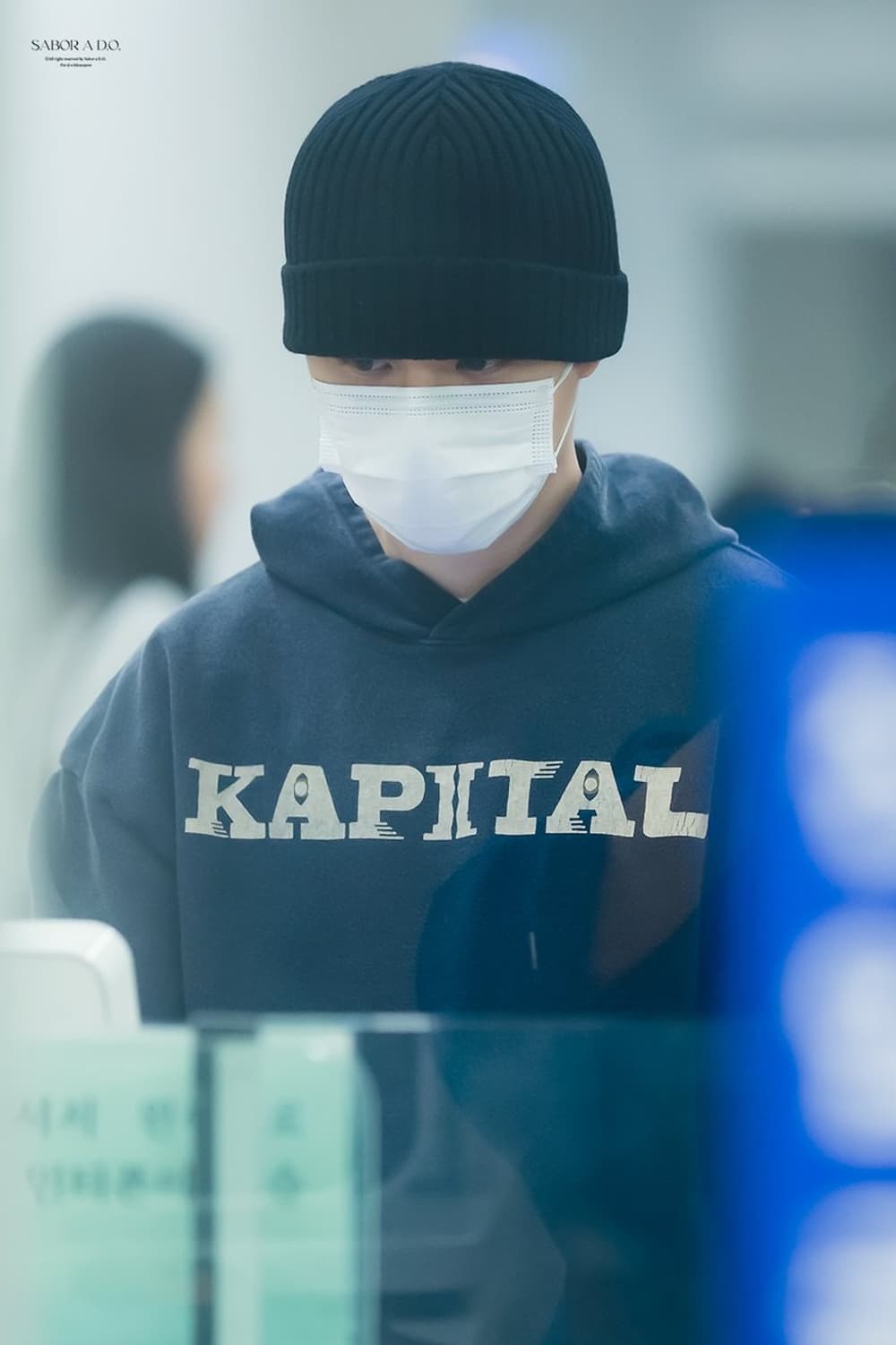 (2) kapital 후드 블랙 상품이미지3