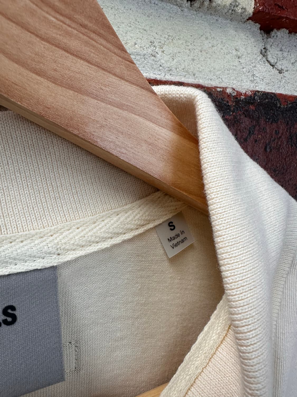 (S)피어오브갓 에센셜 21SS 숏슬리브 폴로 크림 새상품 상품이미지7