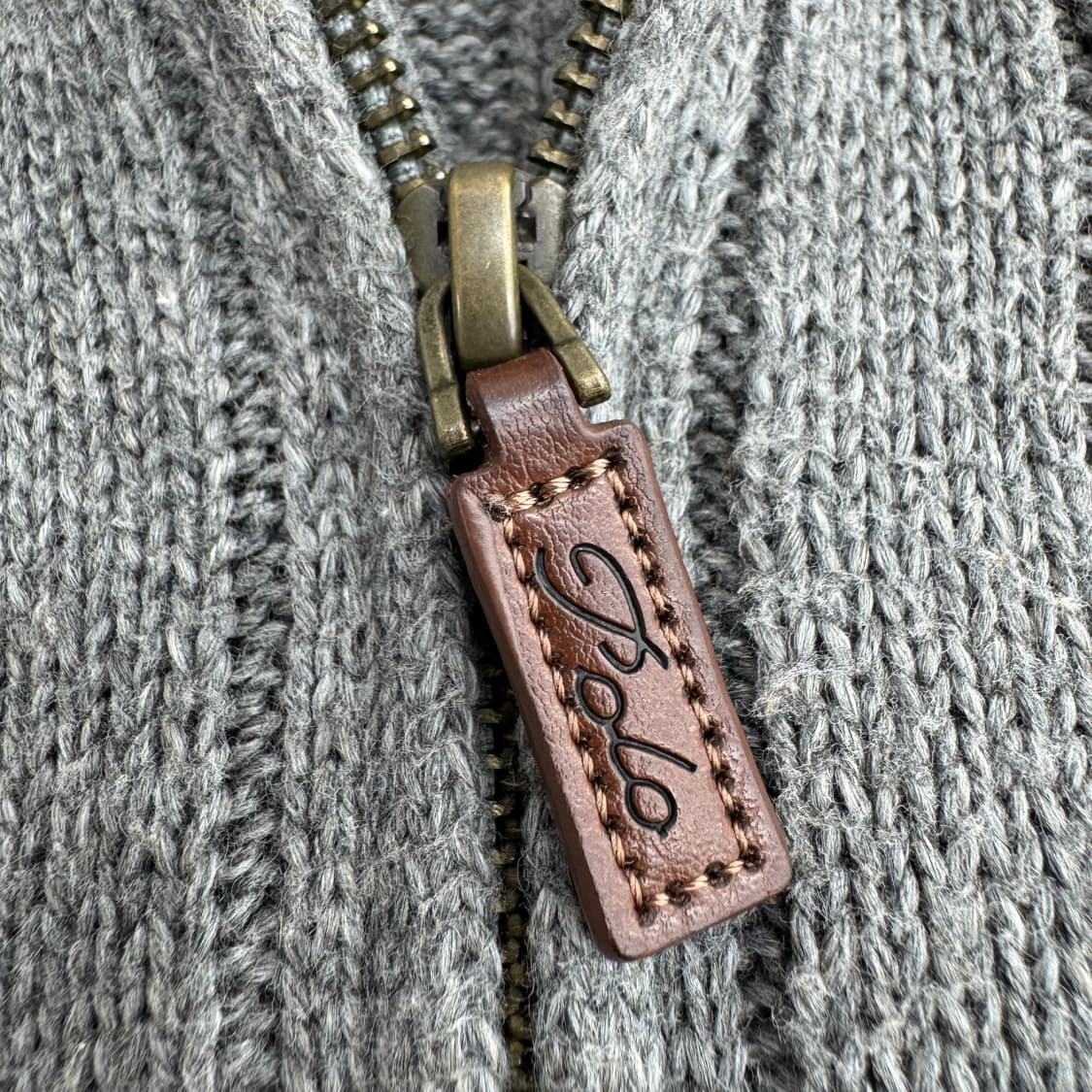 폴로 반집업 케이블 니트  상품이미지5