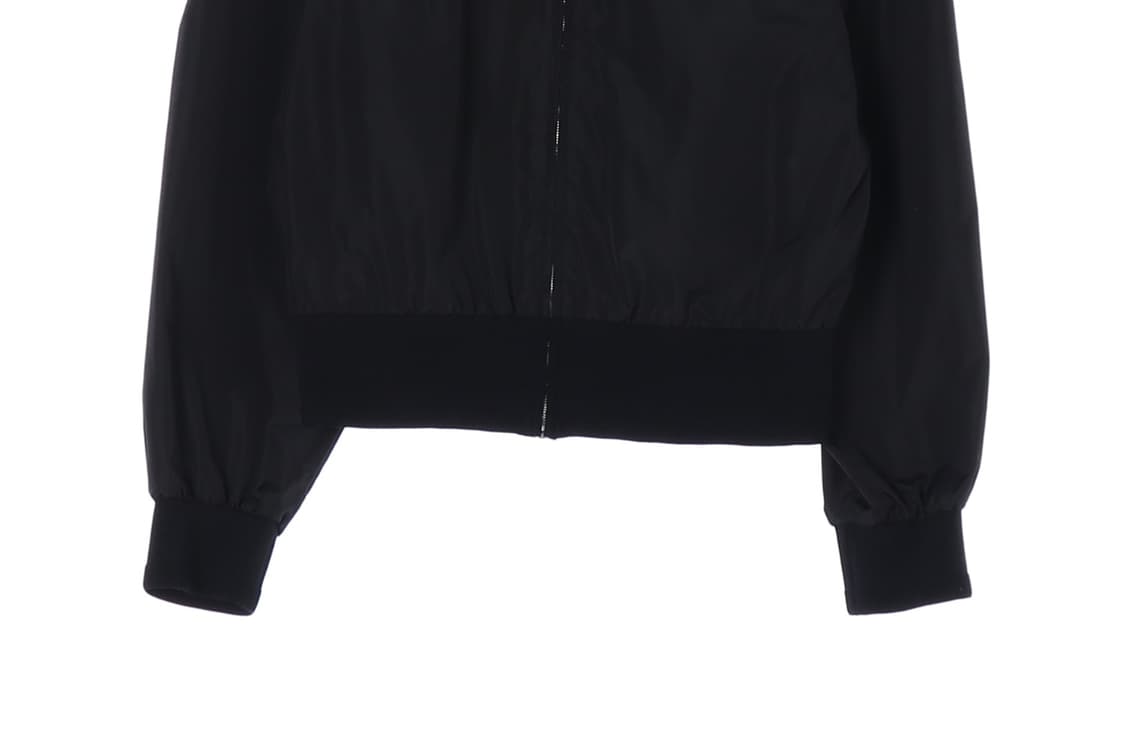 [S]타임 블랙 브이넥 블루종 집업 재킷 점퍼
 상품이미지3