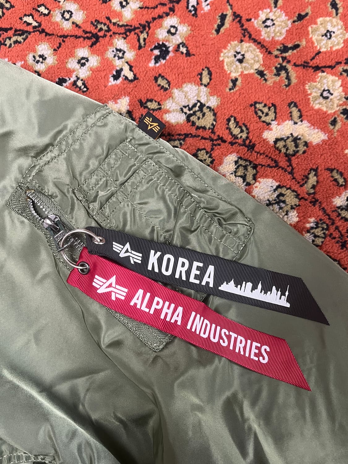 [3XL] 알파인더스트리 MA-1 항공자켓 세이지그린 상품이미지3