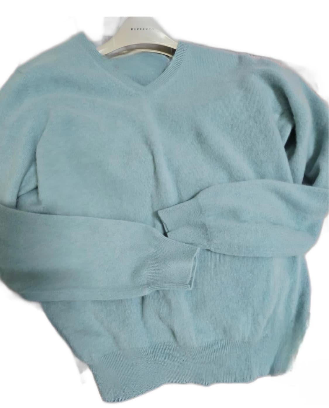 유니클로 하늘색 캐시미어100%  M  상태a급 상품이미지1