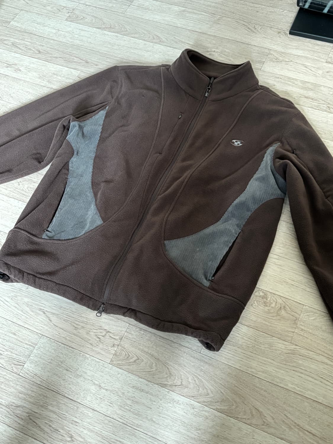 산산기어 플리스 자켓 브라운 4사이즈 상품이미지2