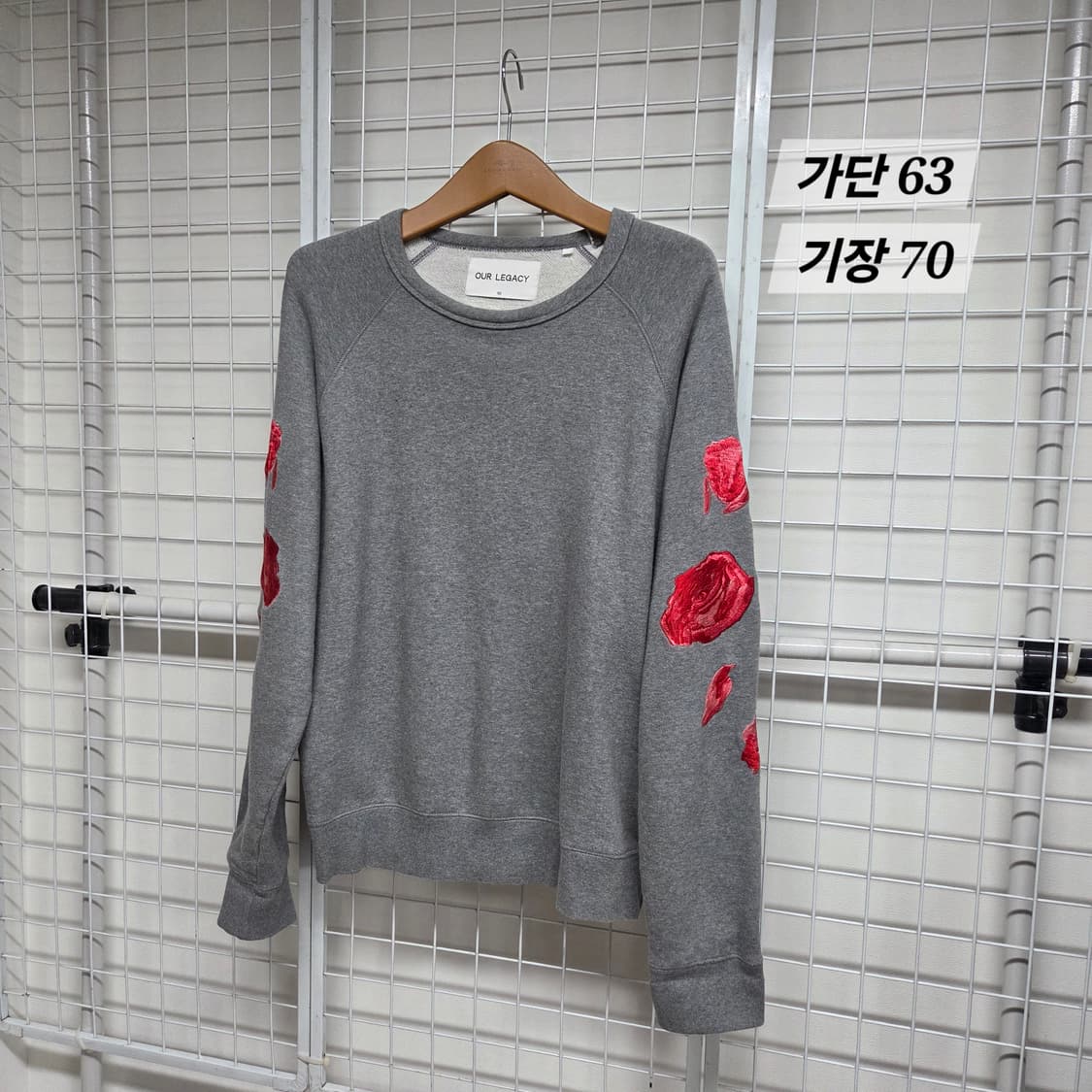 아워레가시 로즈맨투맨 (하정우착용) m 상품이미지2