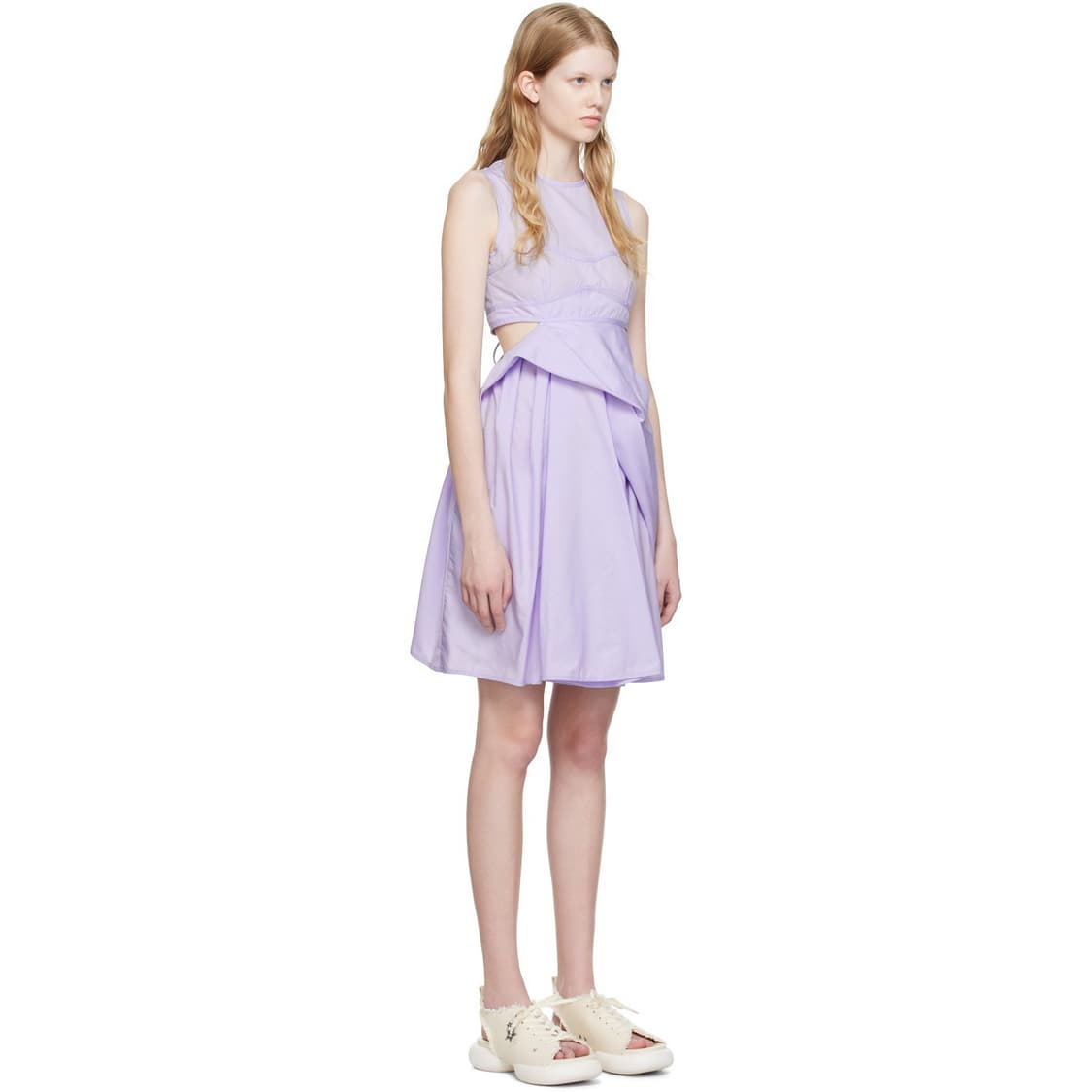 세실리에 반센 seero 컷아웃 코튼 미니 드레스 상품이미지4