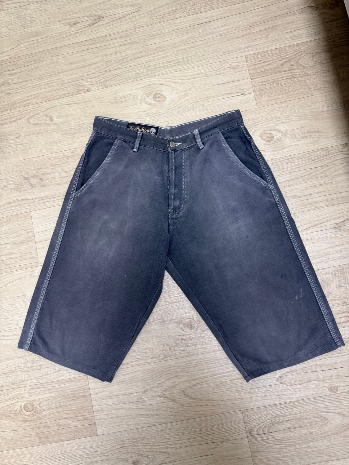 90년도 초반 에일리언 워크샵 아즈텍 페이즈 페이팅 워싱 JORTS 상품이미지1