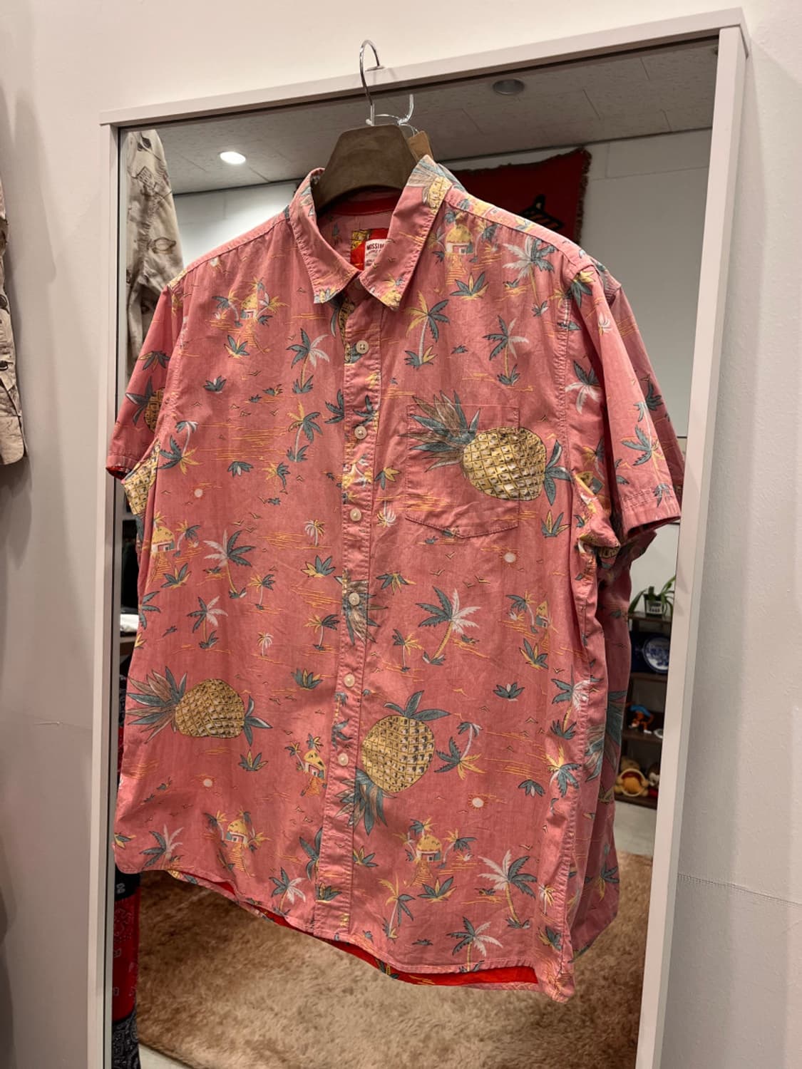 Mossimo Supply 빈티지 하와이안 반팔 셔츠 상품이미지1
