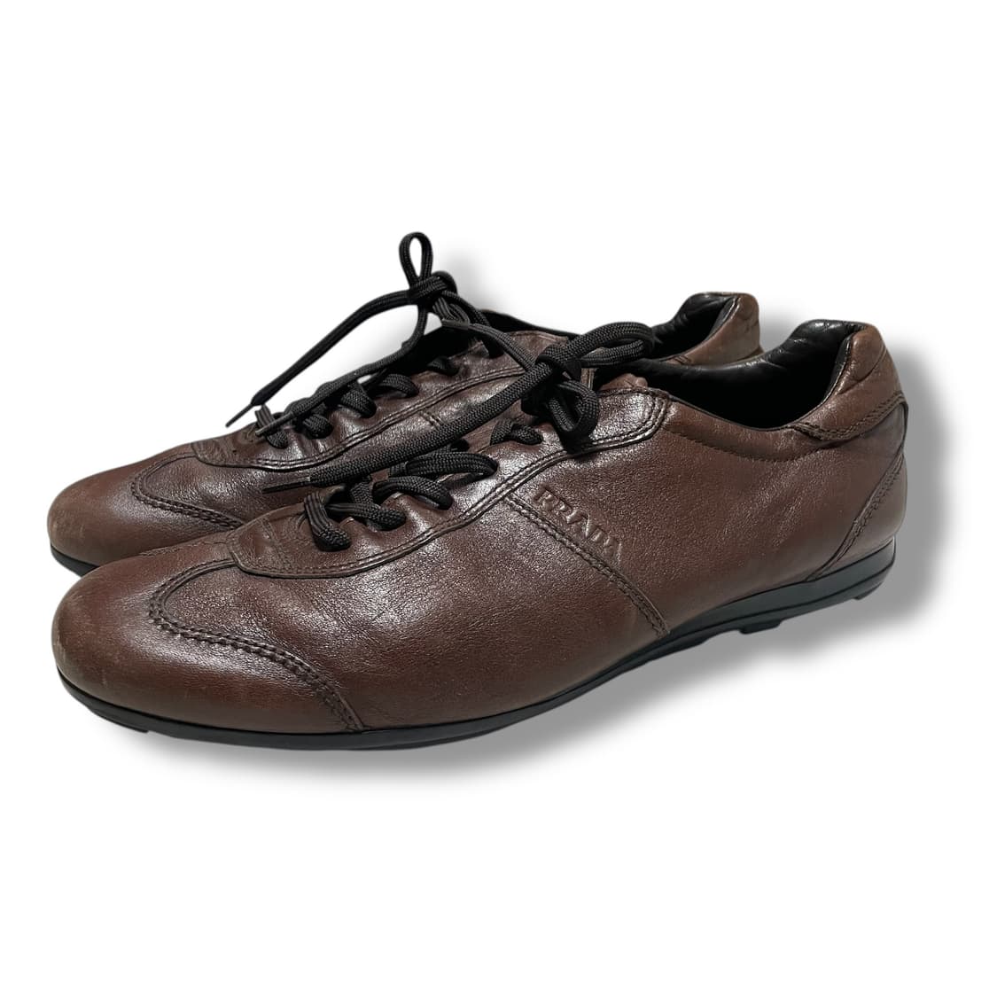 280) 프라다 스포츠 레더 로고 스니커즈 신발 상품이미지2