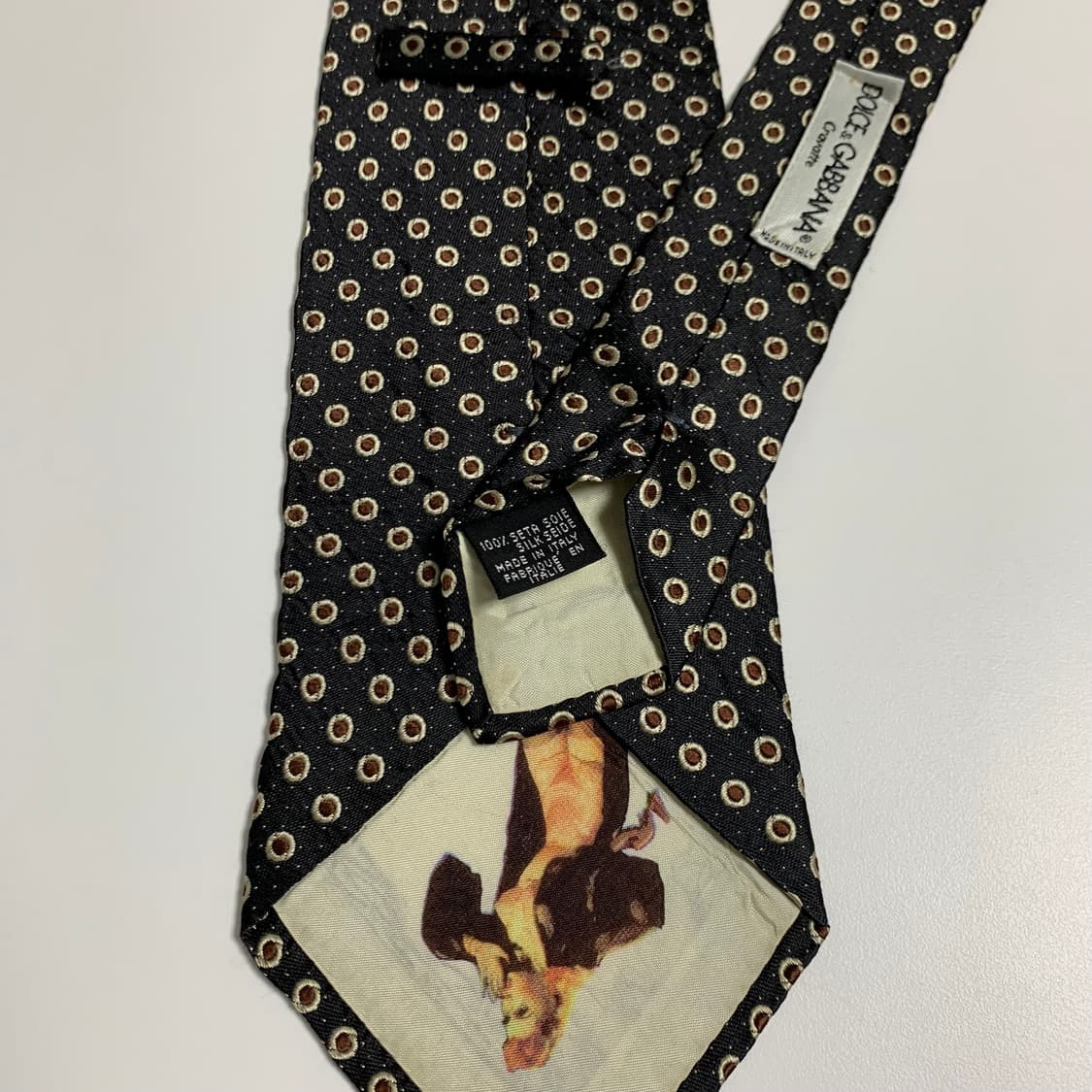 돌체앤가바나 명품 블랙 클래식넥타이 100실크 A등급 상품이미지7