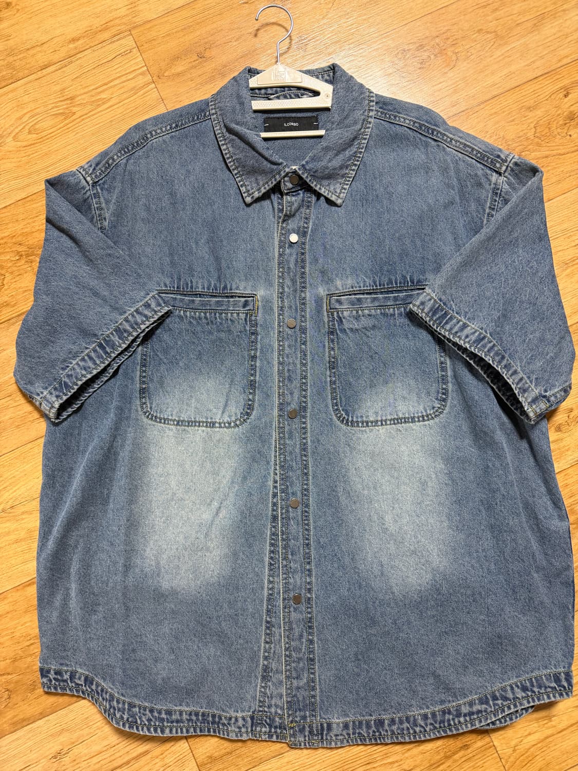 일꼬르소 데님 셔츠 상품이미지1