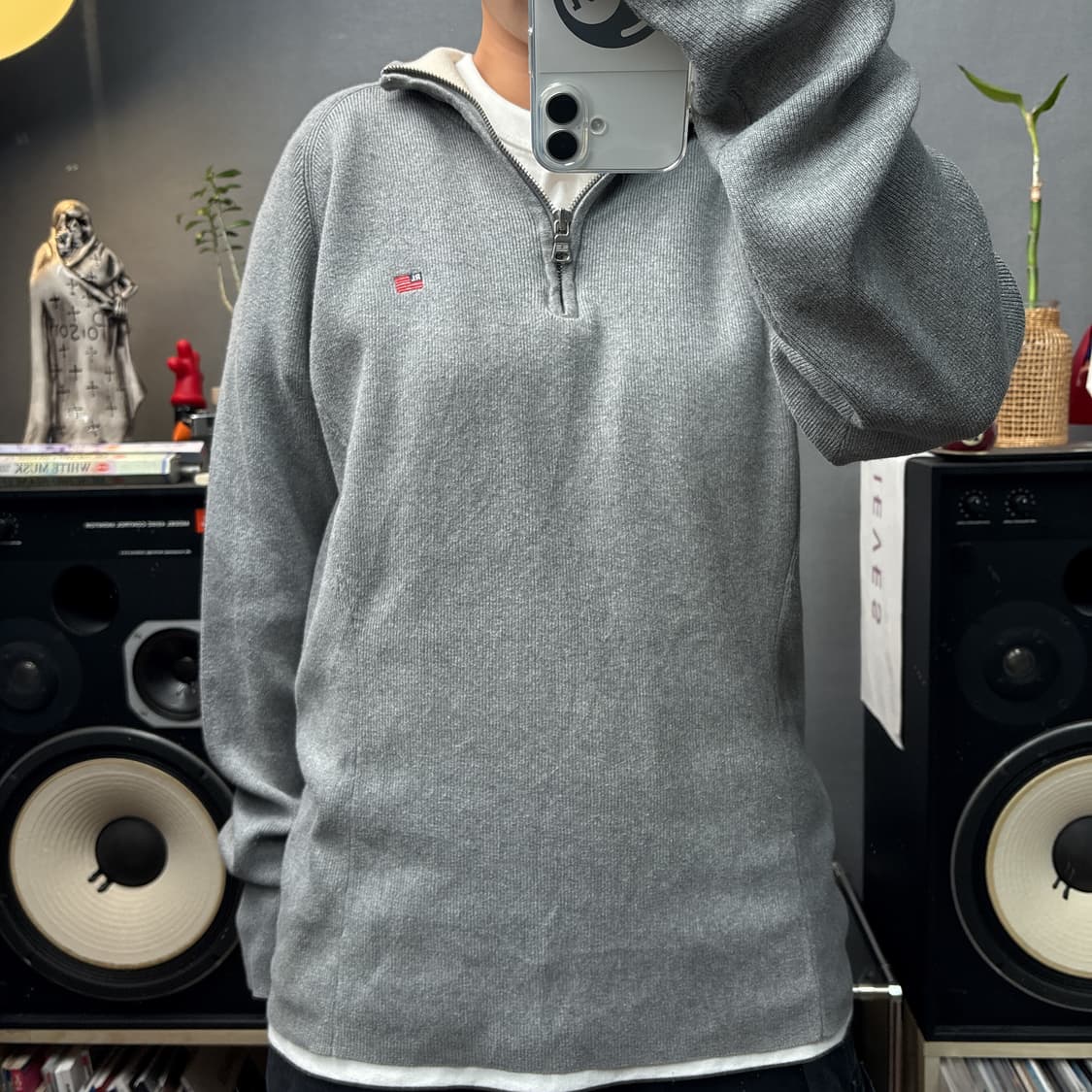 폴로진스 반집업니트 상품이미지1