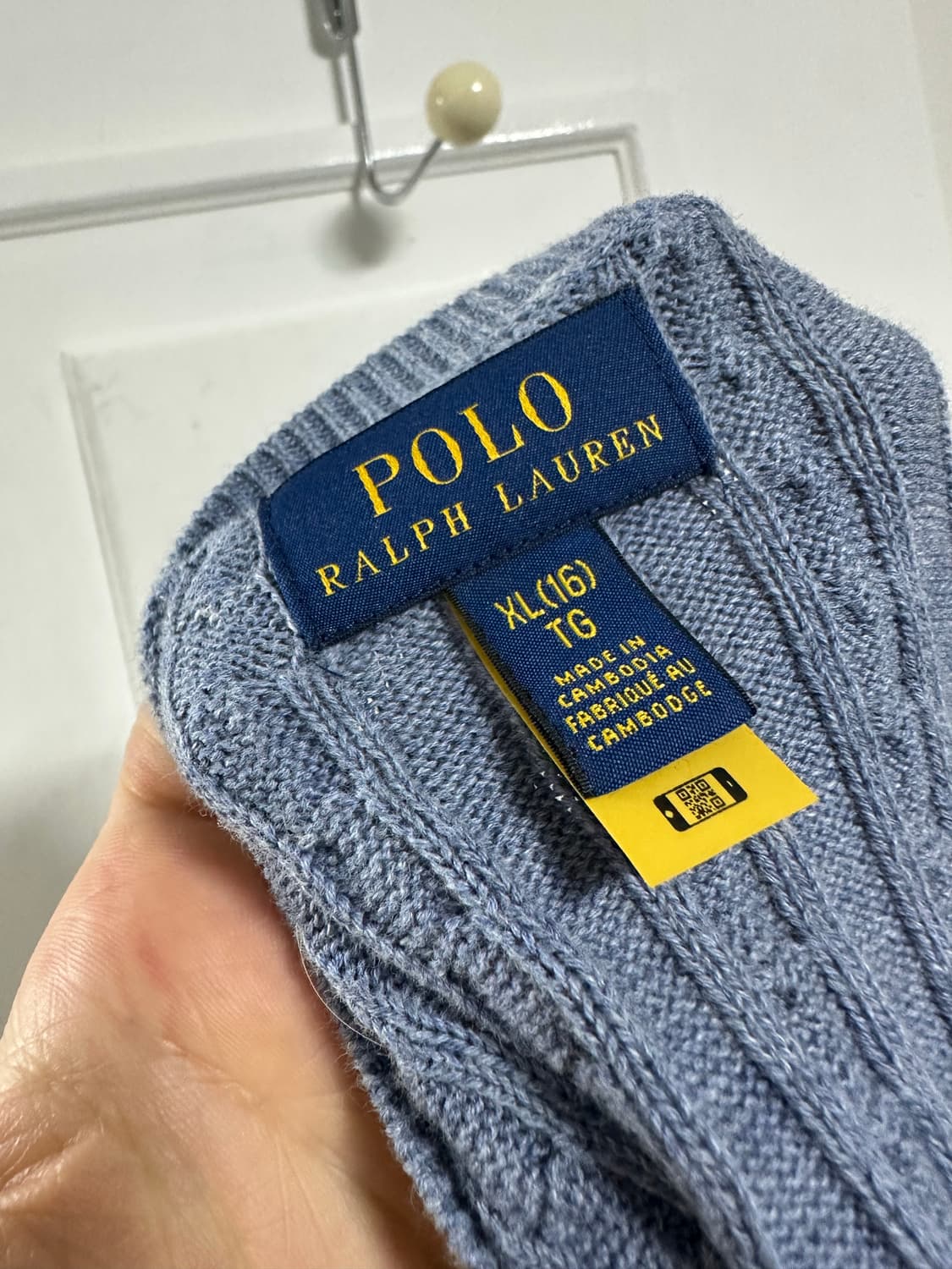 폴로 랄프로렌 꽈배기 니트 가디건 상품이미지3